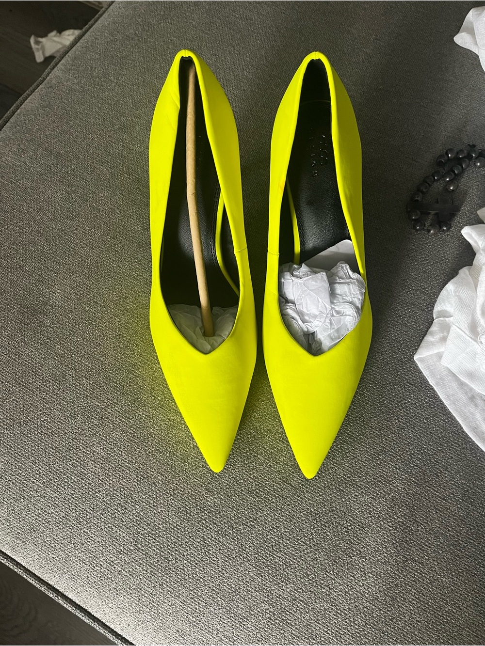 ASOS Neon Yellow Pointed-Toe Women's Pumps